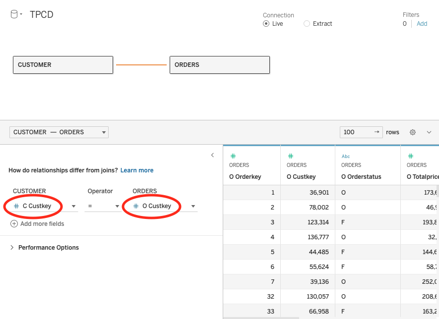 Tableau workbook